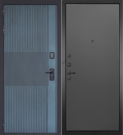 Входная дверь Бриони 077 графит нубук