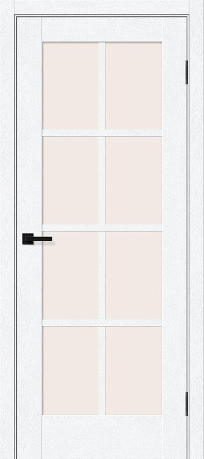 Межкомнатная дверь ПЭТ Прима-11.1 White Silkwood
