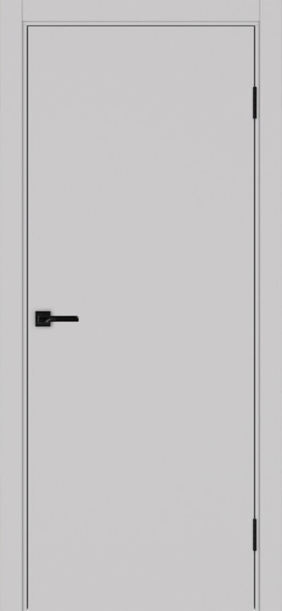 Межкомнатная дверь экошпон Неаполь-201 Пепельный
