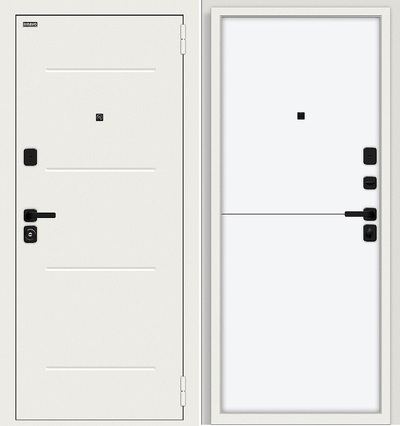 Входная дверь Аура White Silk