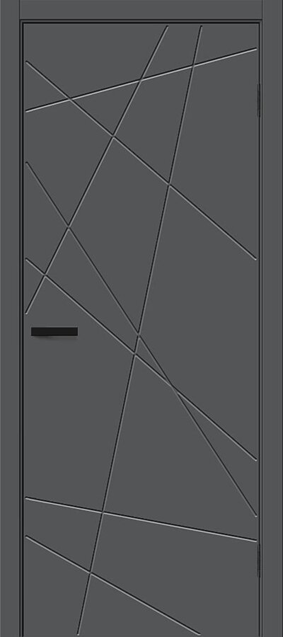  Межкомнатная дверь ПЭТ Граффити-5.Д.П Stormy Silk