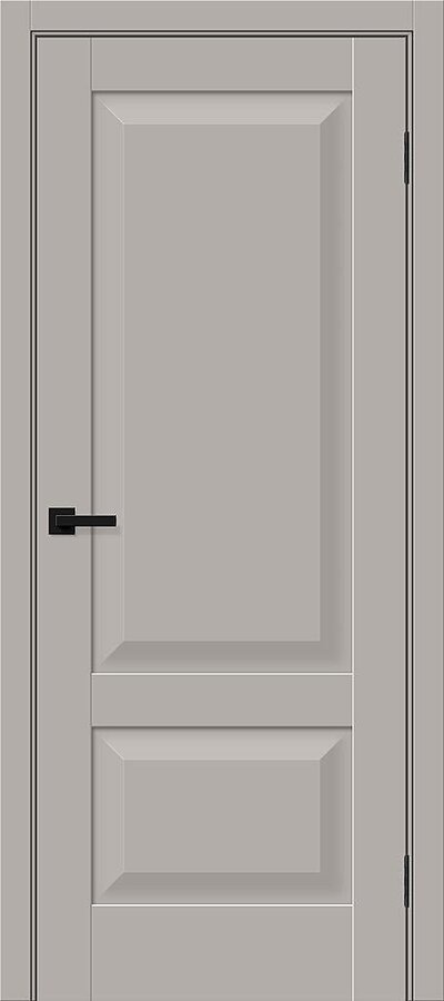 Межкомнатная дверь ПЭТ Прима-22 Grey Silk
