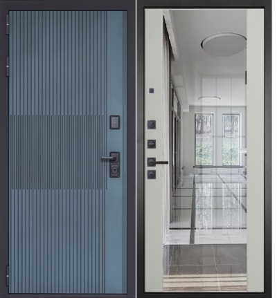 Входная дверь Бриони 069 макси зеркало силк маус