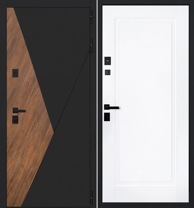 Входная дверь Плата белый матовый