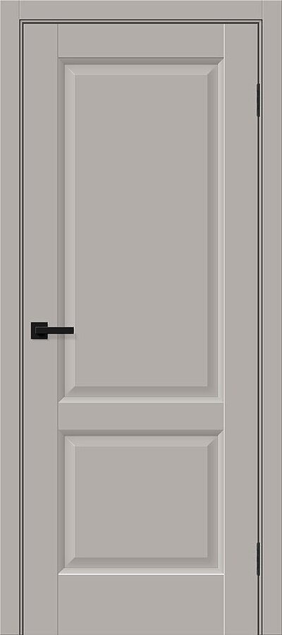  Межкомнатная дверь ПЭТ Неоклассик-32 Grey Silk