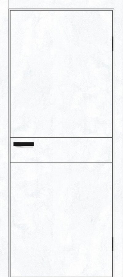 Межкомнатная дверь экошпон Браво-0.24.П Snow Art
