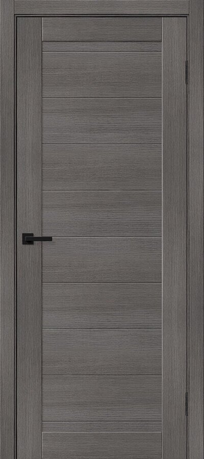 Межкомнатная дверь с эко шпоном Браво-21 Grey Melinga