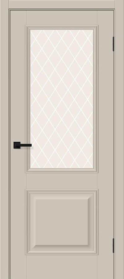 Межкомнатная дверь ПЭТ Классик-13 Cream Silk