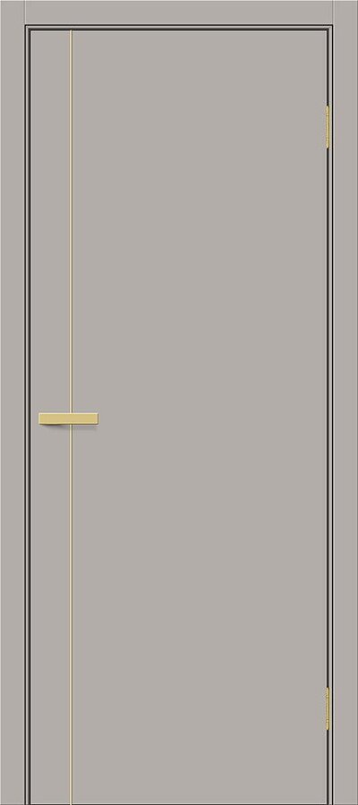 Межкомнатная дверь ПЭТ Браво-0.10 П SG P3 Grey Silk