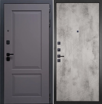Входная дверь Шебби 044 Бетон светлый