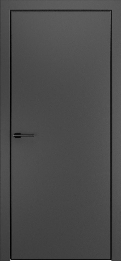 Межкомнатная дверь ПЭТ Прайм антрацит