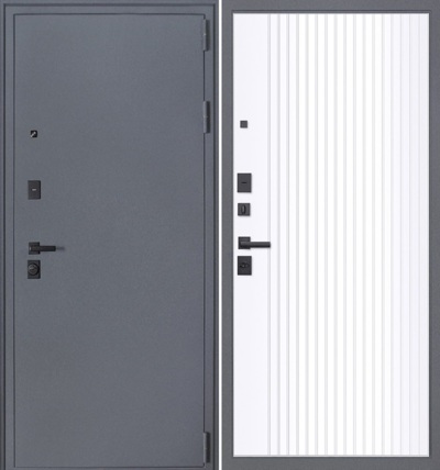 Входная дверь Беркут матовый белый