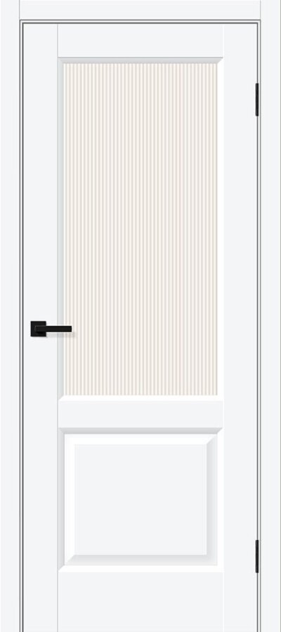  Межкомнатная дверь ПЭТ Неоклассик-33 White Silk