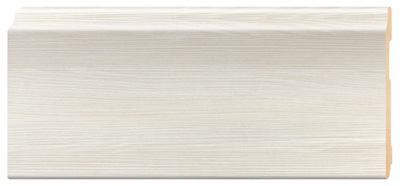 Плинтус напольный МДФ П-22 ЭшВайт Мелинга 2070*81*16мм