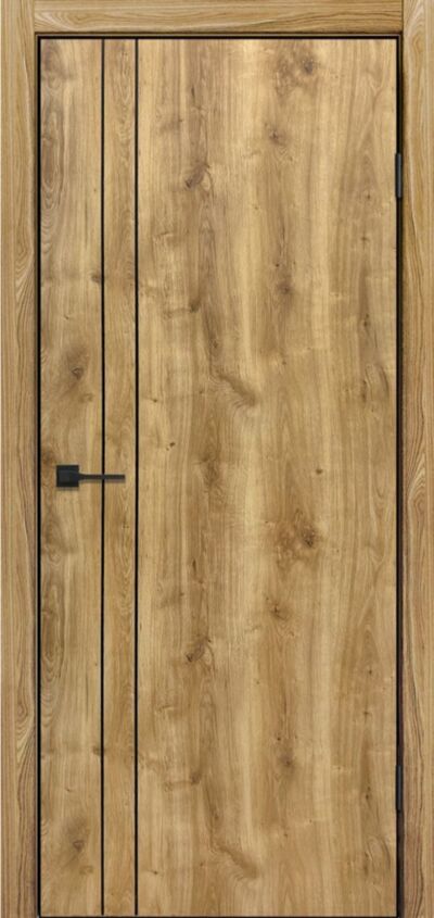 Межкомнатная дверь экошпон Октава 2 дуб болтон