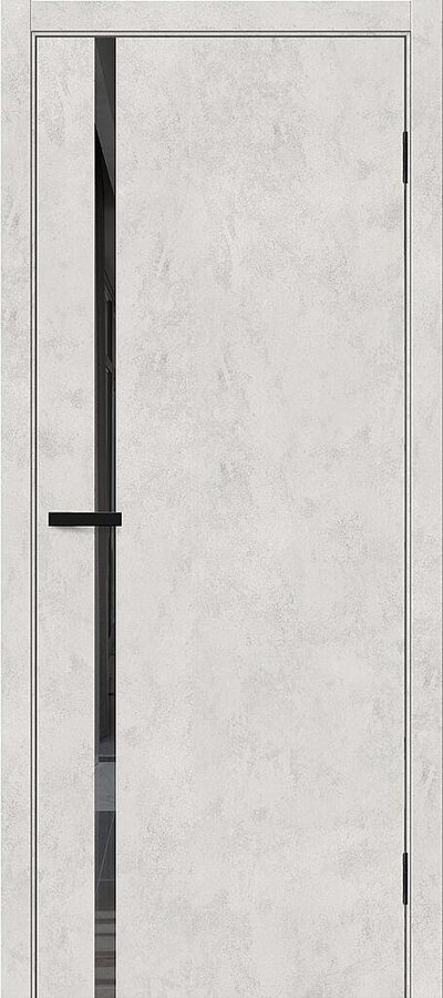 Межкомнатная дверь экошпон Браво-0.40.П Look Art / Mirox Grey