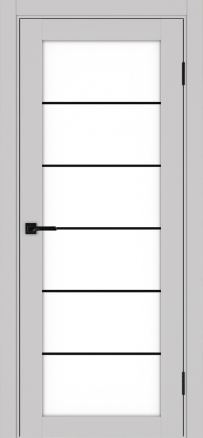  Межкомнатная дверь экошпон Турин_501АСС.2 Пепельный/лакобель