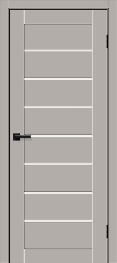  Межкомнатная дверь ПЭТ Браво-22 Grey Silk