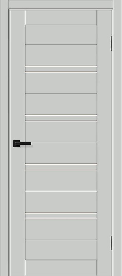 Межкомнатная дверь ПЭТ Браво-28 Grey Silk