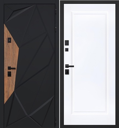 Входная дверь Макс 3D белый матовый