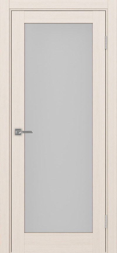 Межкомнатная дверь экошпон Турин_501.2 Ясень перламутровый/металюкс