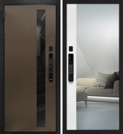  Входная дверь Смарт Уран/Оптима Макси белый