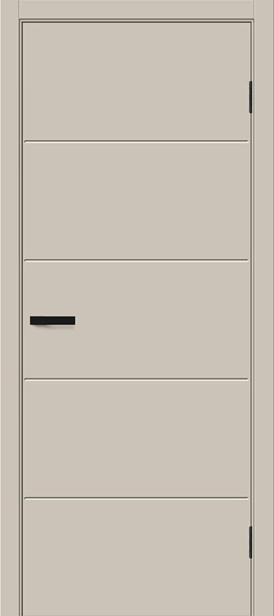 Межкомнатная дверь ПЭТ Граффити-2.Д.П Cream Silk