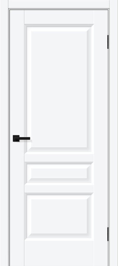  Межкомнатная дверь ПЭТ Неоклассик-34 White Silk