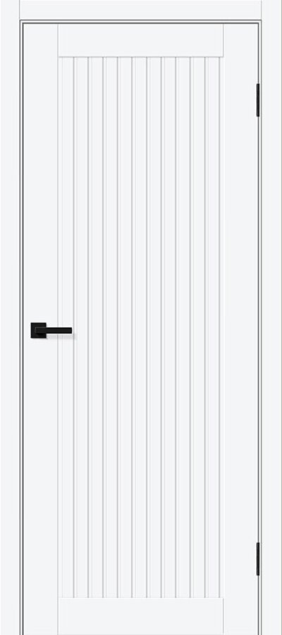  Межкомнатная дверь ПЭТ Браво-40 White Silk