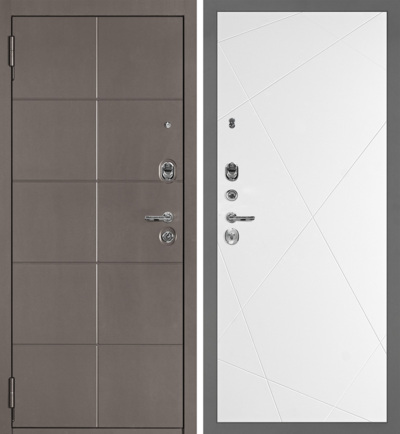 Входная дверь Моно/PR-103 Белый