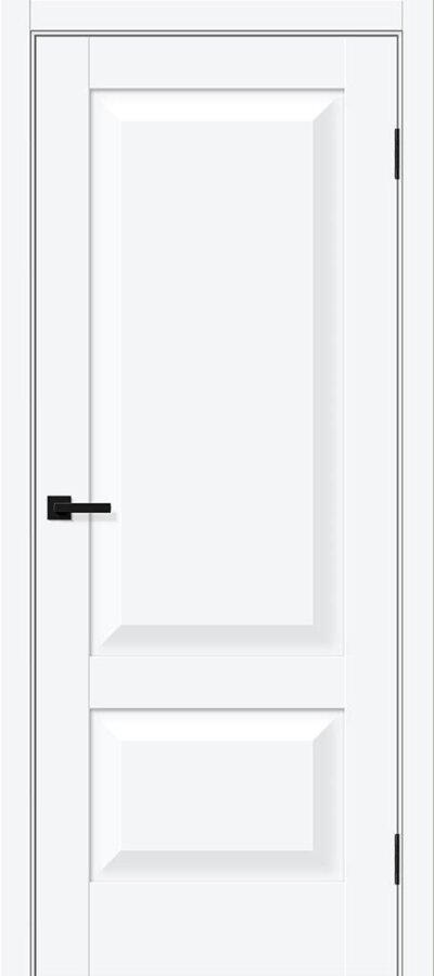 Межкомнатная дверь ПЭТ Прима-22 White Silk