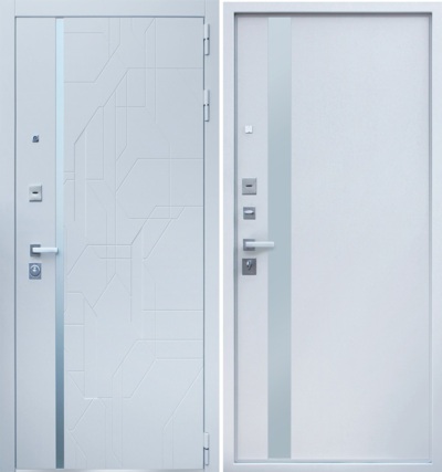  Входная дверь Эверест белый