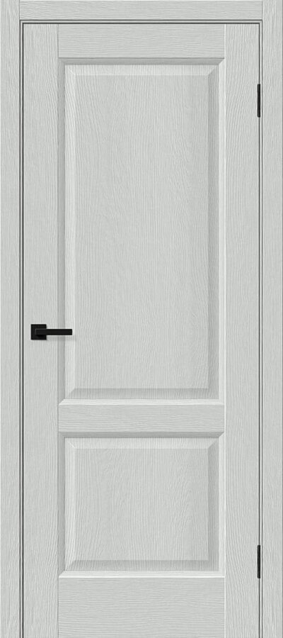 Межкомнатная дверь с эко шпоном Неоклассик-32 Grey Wood