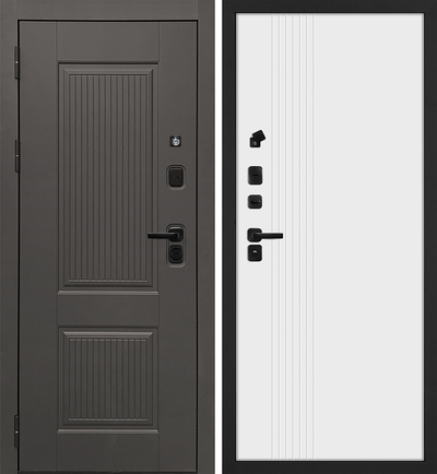 Входная дверь Линэя-214/ПР-216 Белый