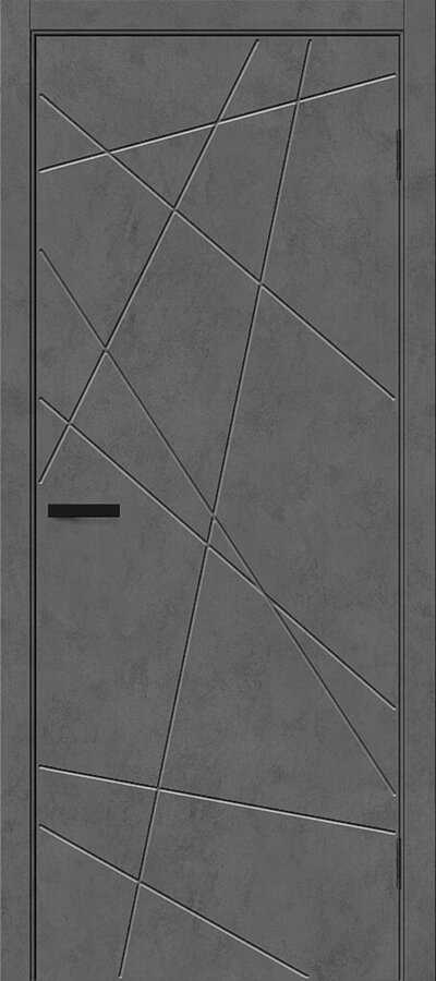 Межкомнатная дверь экошпон Граффити-5 Slate Art
