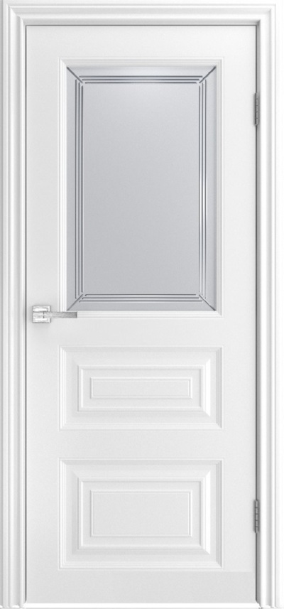 Межкомнатная дверь окрашенная Largo-3 ПО Белый