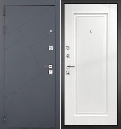 Входная дверь Ультра C3 040 силк сноу 16 мм