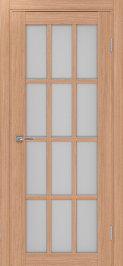 Межкомнатная дверь экошпон Турин_5542.2222 Ясень тёмный/металюкс