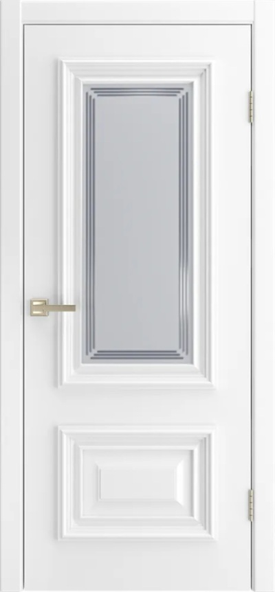  Межкомнатная дверь окрашенная Диана-2 ПО белый