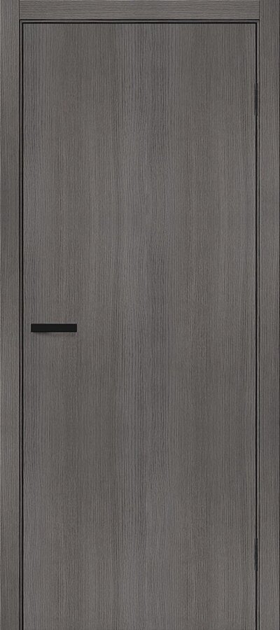Межкомнатная дверь с эко шпоном Браво-0 Grey Melinga