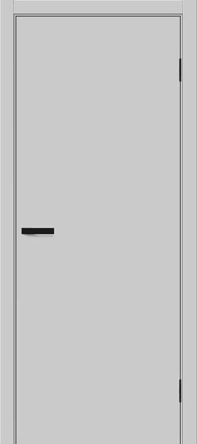 Межкомнатная дверь ПЭТ Браво-0.П Grey Silk