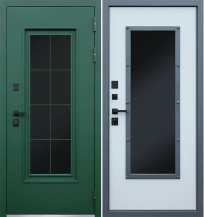 Входная дверь термо 3К Олимп лайт софт грей