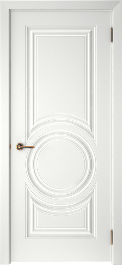 Межкомнатная дверь окрашенная Смальта-45 ПГ Белый