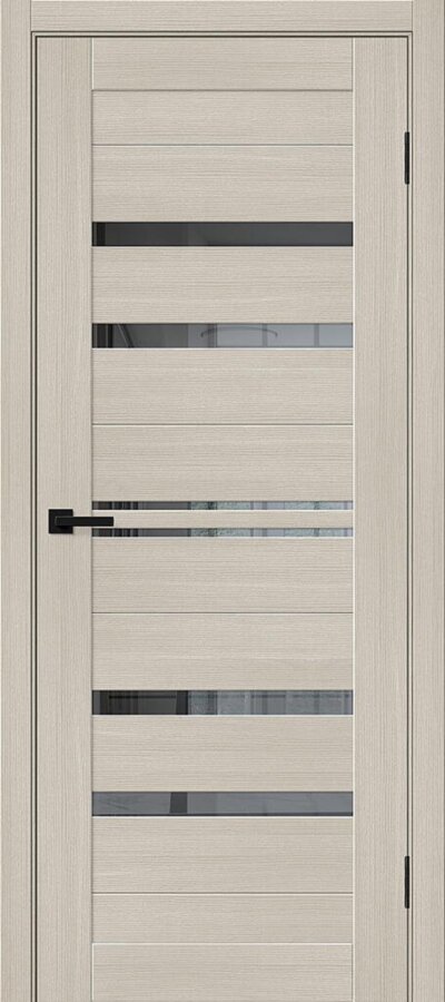 Межкомнатная дверь экошпон Браво-30.Л Cream Melinga / Mirox Grey