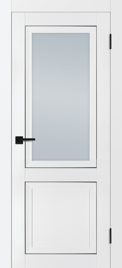 Межкомнатная дверь ПЭТ PST-37 Белый матовый