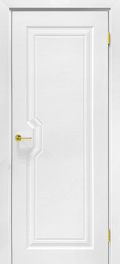 Межкомнатная дверь окрашенная Смальта-Шарм 15 Белый ral 9003