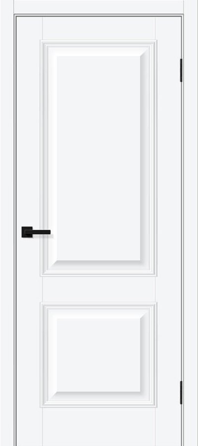 Межкомнатная дверь ПЭТ Классик-12 White Silk