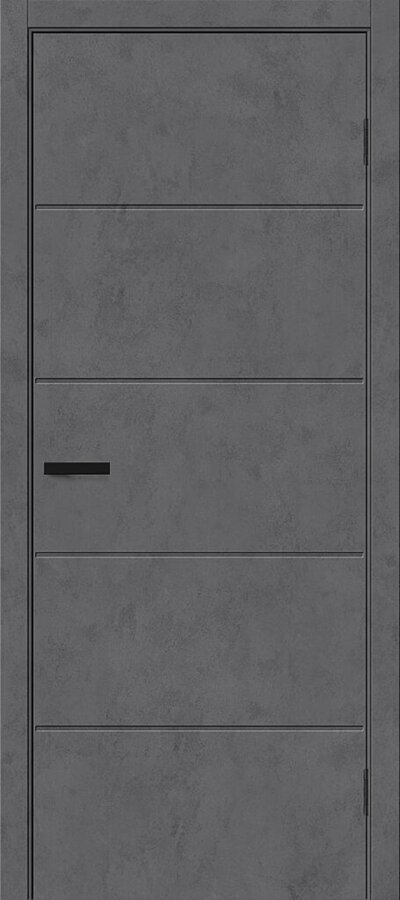 Межкомнатная дверь с эко шпоном Граффити-1 Slate Art