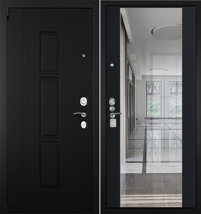 Входная дверь Т3М 071 Зеркало фацет