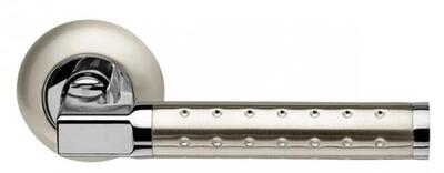 Дверная ручка  Eridan матовый никель/хром